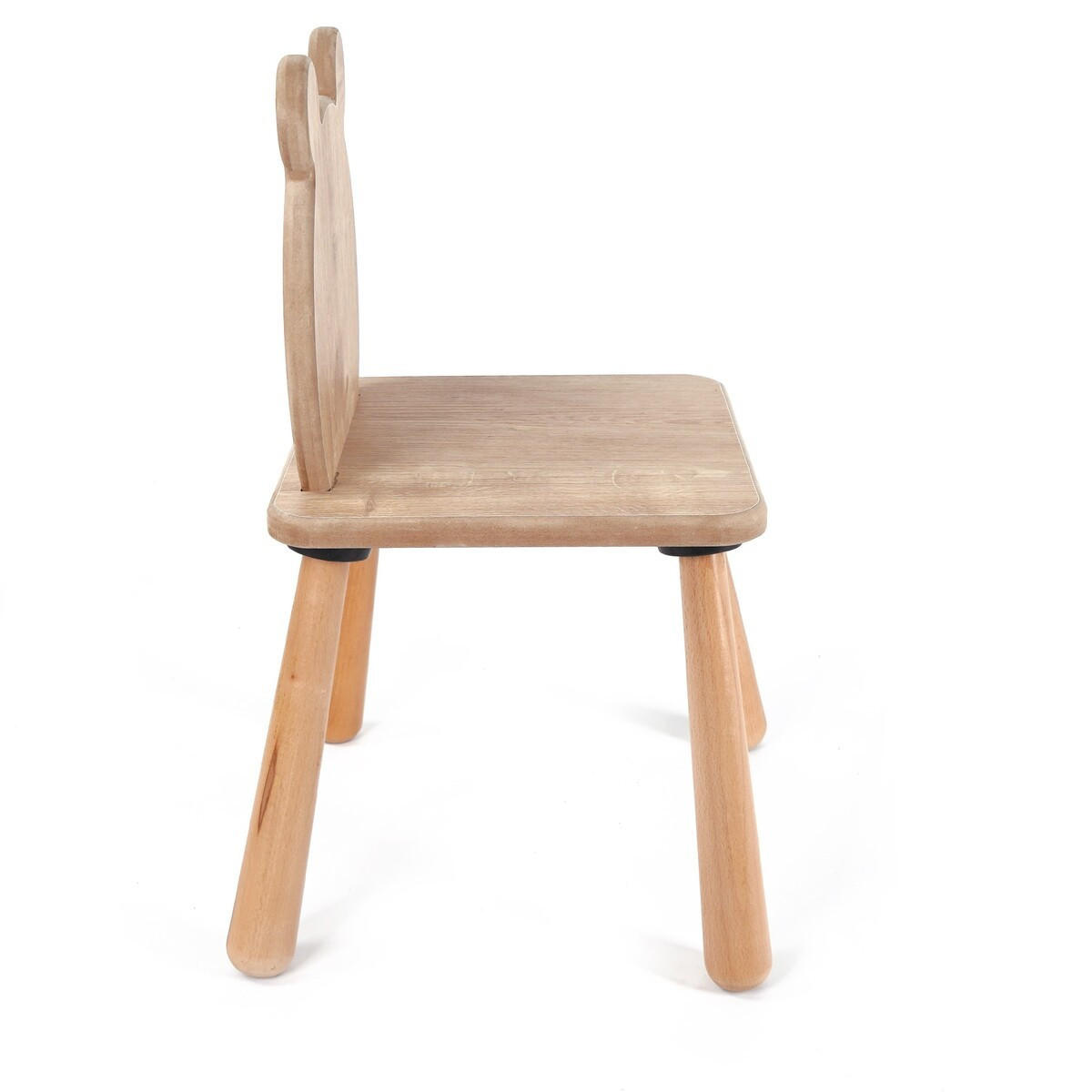 KINDERSTUHL mit bärenlehne 30/30/55 cm - Eichefarben, Holzwerkstoff (30/55/30cm) - Calicosy