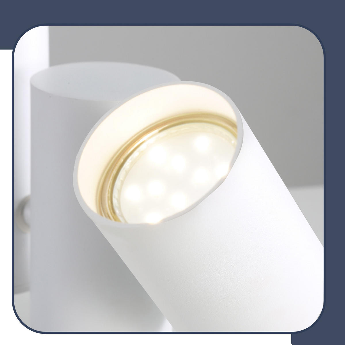 DECKENLEUCHTE Duff 5.5/14/18.5cm - Weiß, Metall (5.5/14/18.5cm) - Nettlife