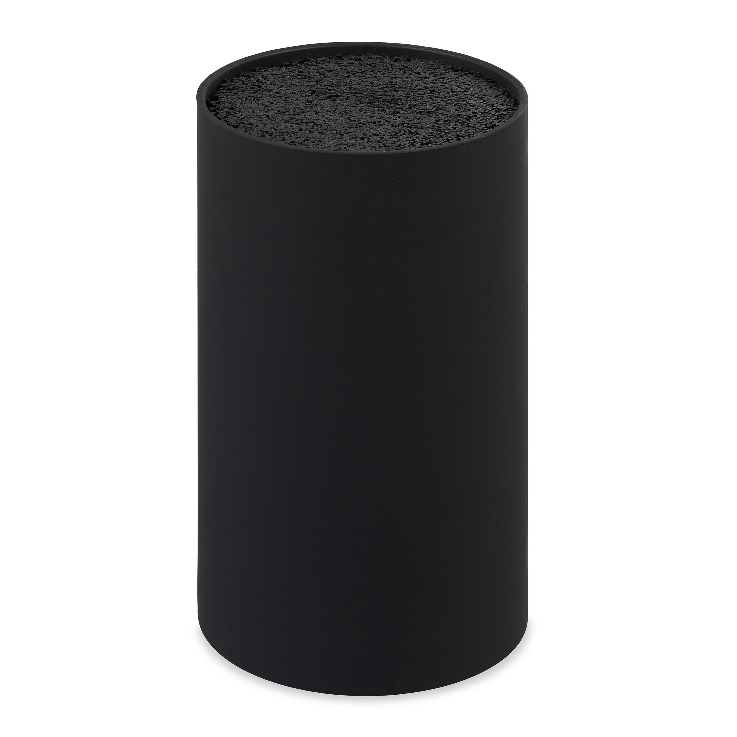 MESSERBLOCK - Schwarz, Kunststoff (11/18/11cm) - Relaxdays