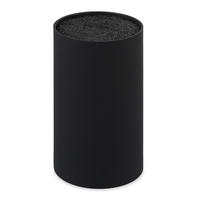 MESSERBLOCK - Schwarz, Kunststoff (11/18/11cm) - Relaxdays