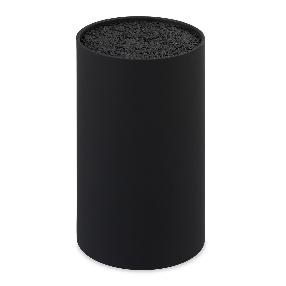 MESSERBLOCK - Schwarz, Kunststoff (11/18/11cm) - Relaxdays