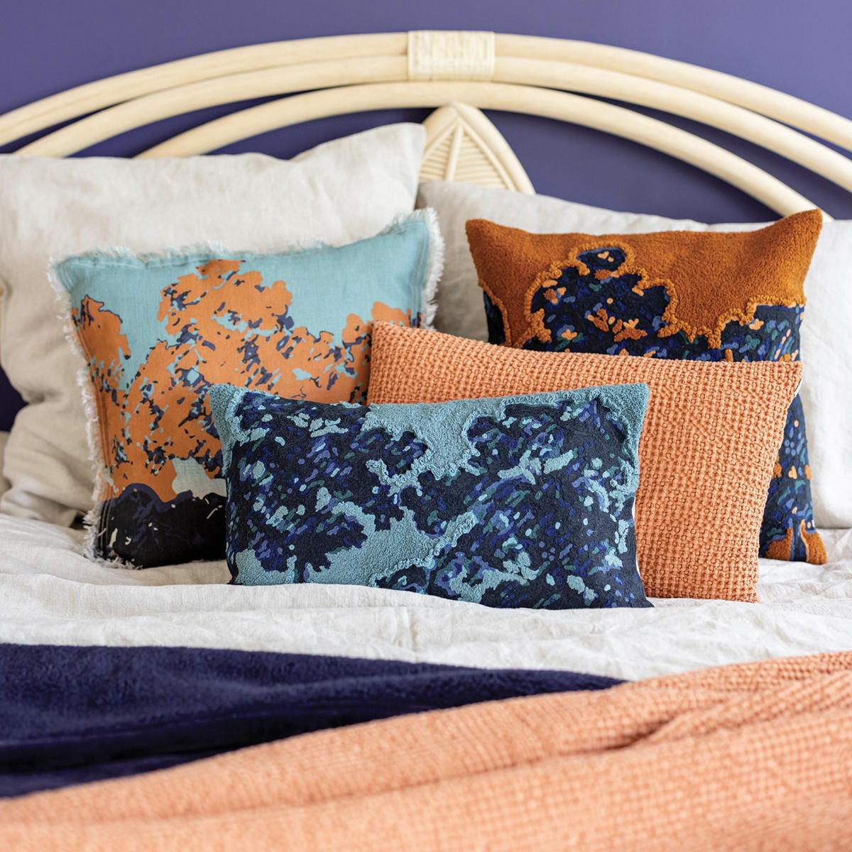 KISSEN Maia pumpkin 30 x 50 cm - Orange, Textil (30/50cm) - Vivaraise
