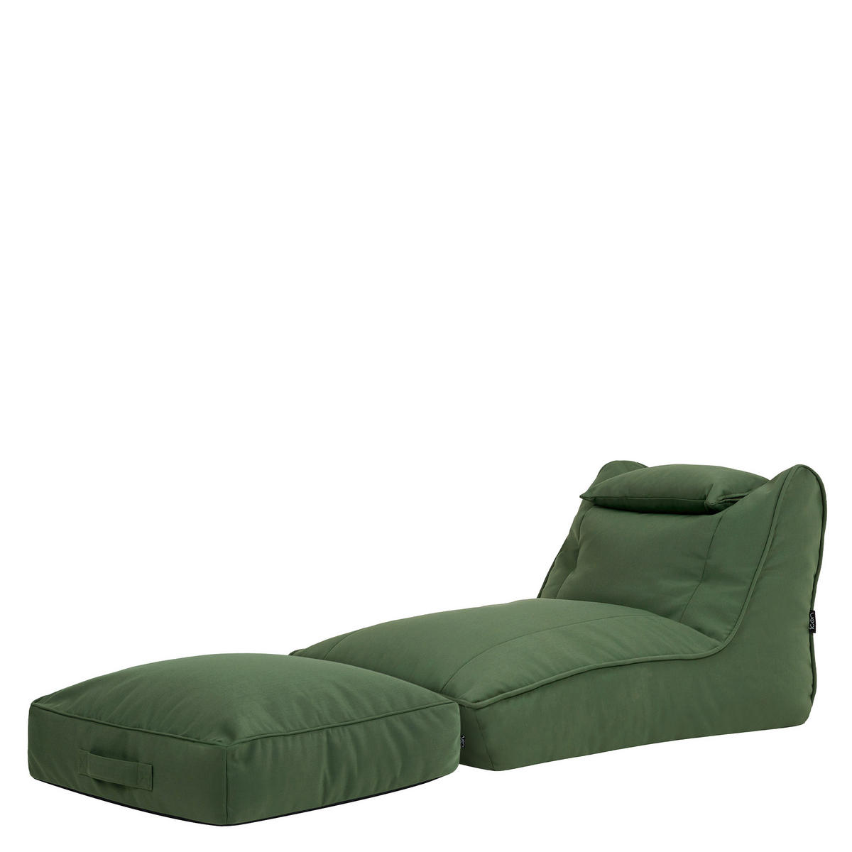 SITZSACK Outdoor mit Bodenkissen Nova - Grün, Textil (84/68/180cm) - icon