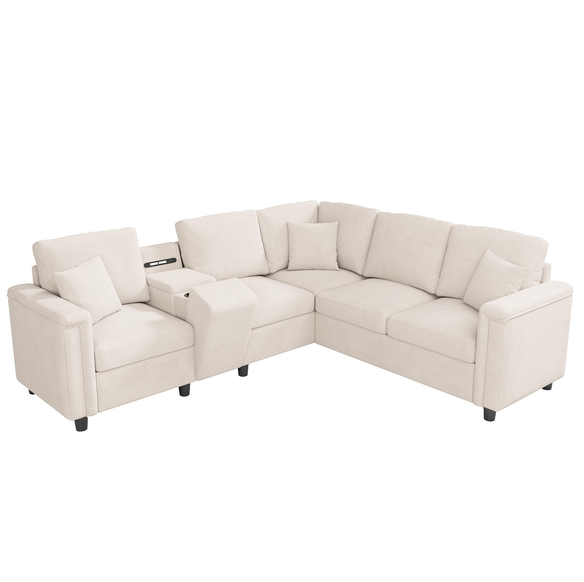 Redom L-Förmiges Beige 235x208 cm