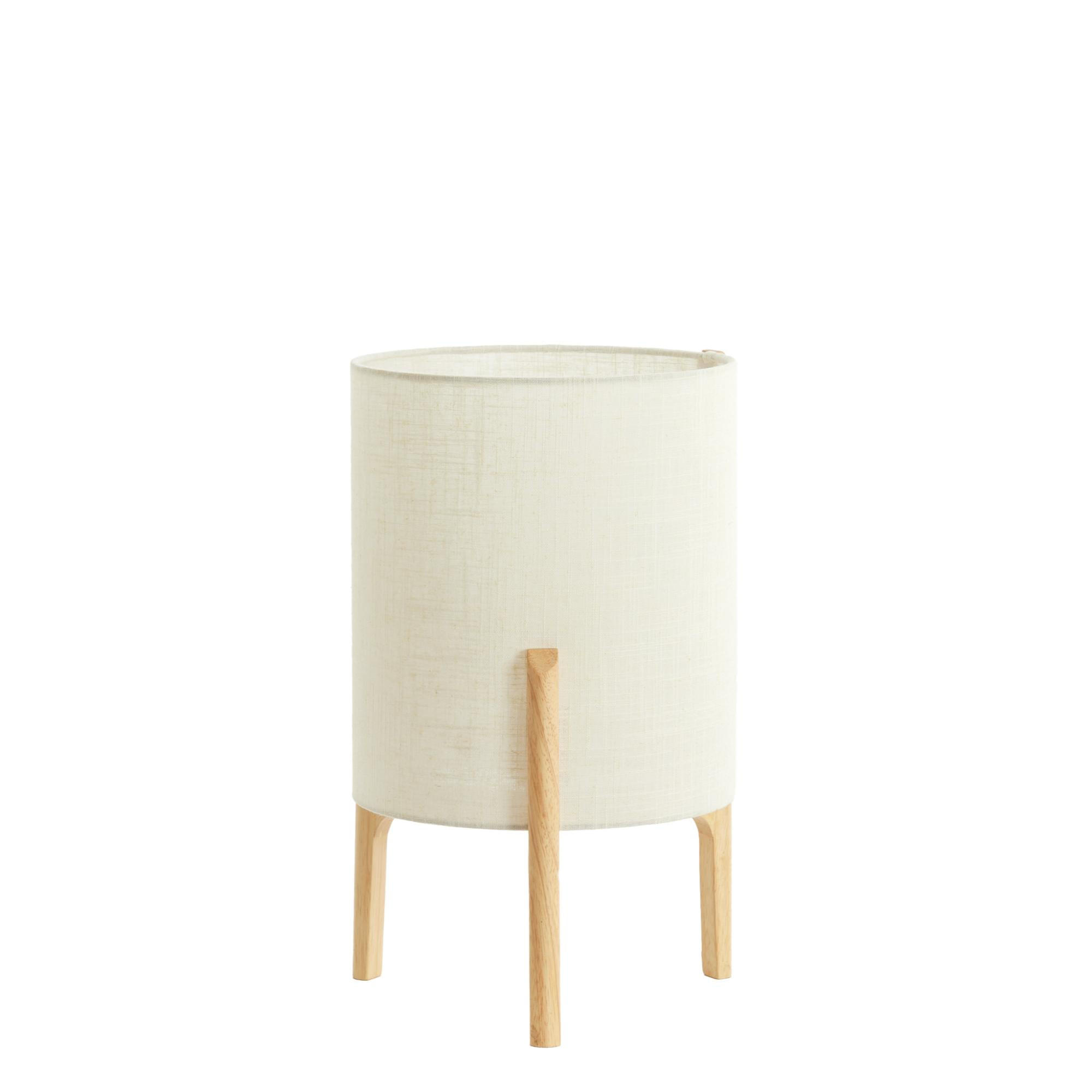 TISCHLAMPE Litto Braun 28/28/44 cm - Braun, Holz (28/28/44cm) - Light & Living