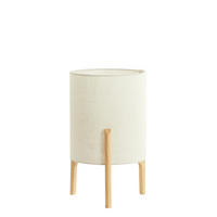 TISCHLAMPE Litto Braun 28/28/44 cm - Braun, Holz (28/28/44cm) - Light & Living