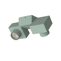 DECKENLEUCHTE - Grün, Metall (20/30/10cm) - Lumicom