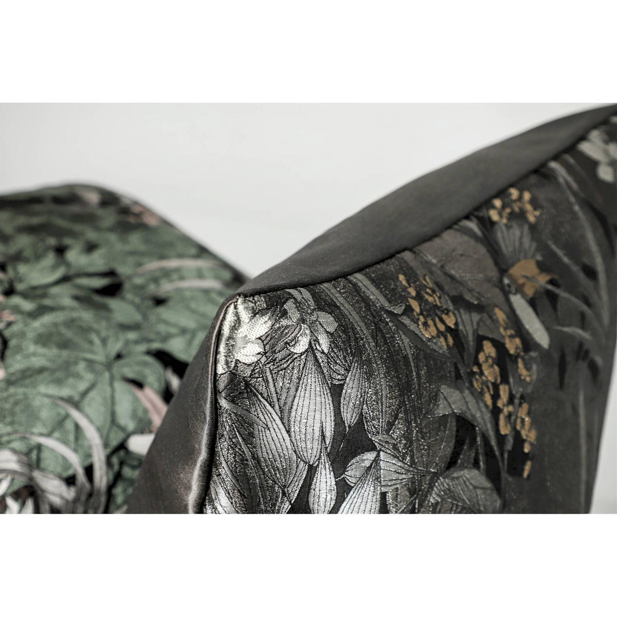 ZIERKISSENHÜLLE TOUCAN - Anthrazit, Textil (45/45cm) - Schöner Wohnen