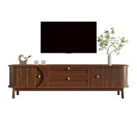 TV-LOWBOARD 170/39,5/46 cm Nussbaum aus MDF mit Schubladen - Walnussfarben, Holzwerkstoff (39.5/46/170cm) - OKWISH