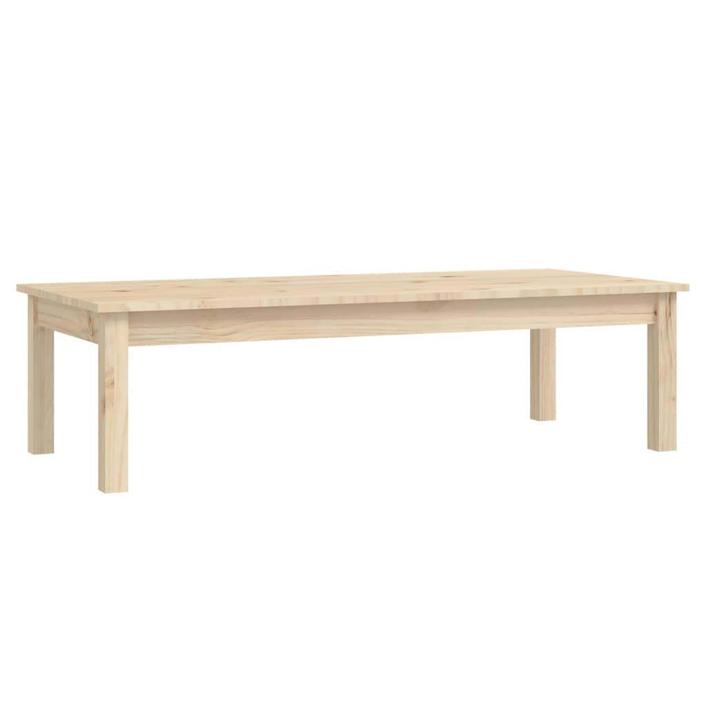 furnicato Couchtisch Hellbraun 50x30x110 cm