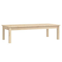 COUCHTISCH 110x50x30 cm Massivholz Kiefer - Hellbraun, Holz (110/50/30cm) - furnicato