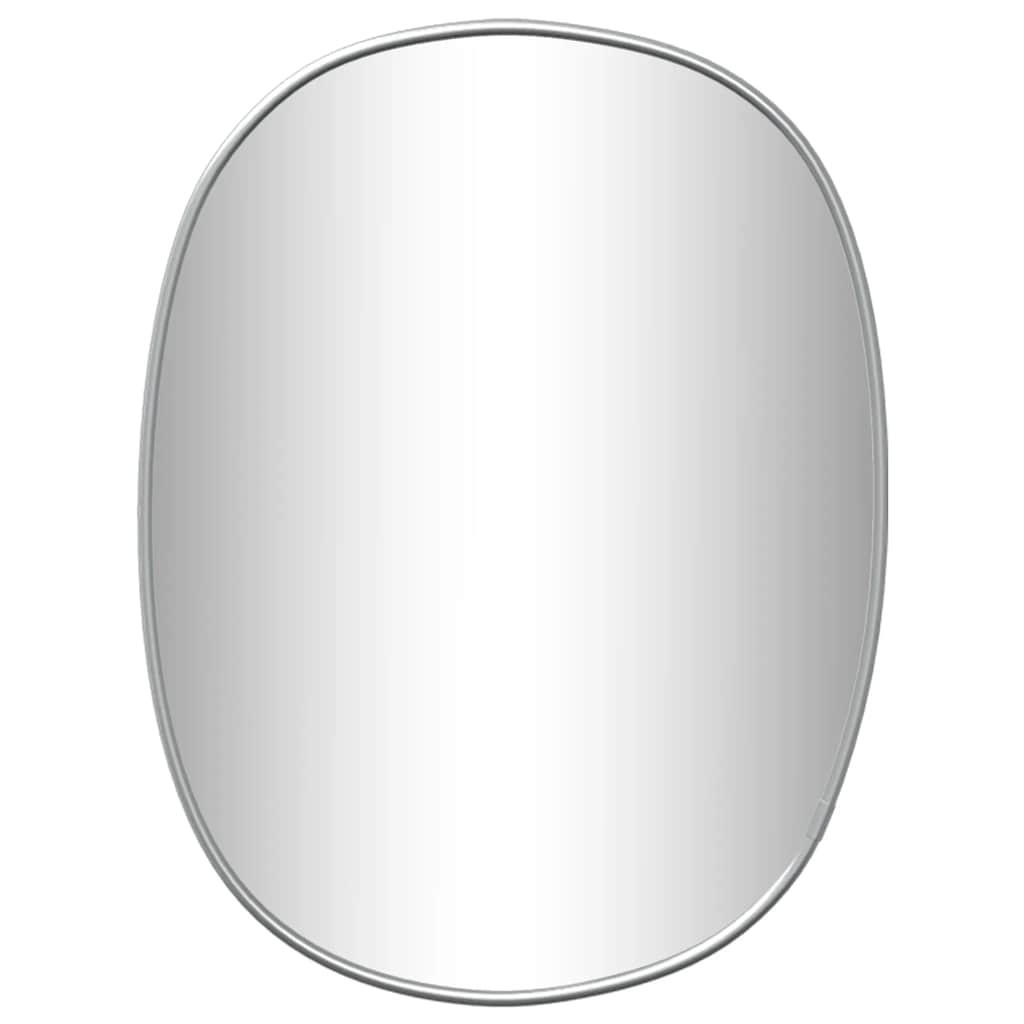 WANDSPIEGEL Silbern 40x30 cm - Silberfarben, Glas (30/40/1cm) - furnicato