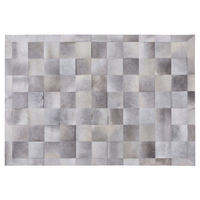 KURZFLOR-TEPPICH Alacam 200/140 cm - Grau, Fell (140/200cm) - Beliani