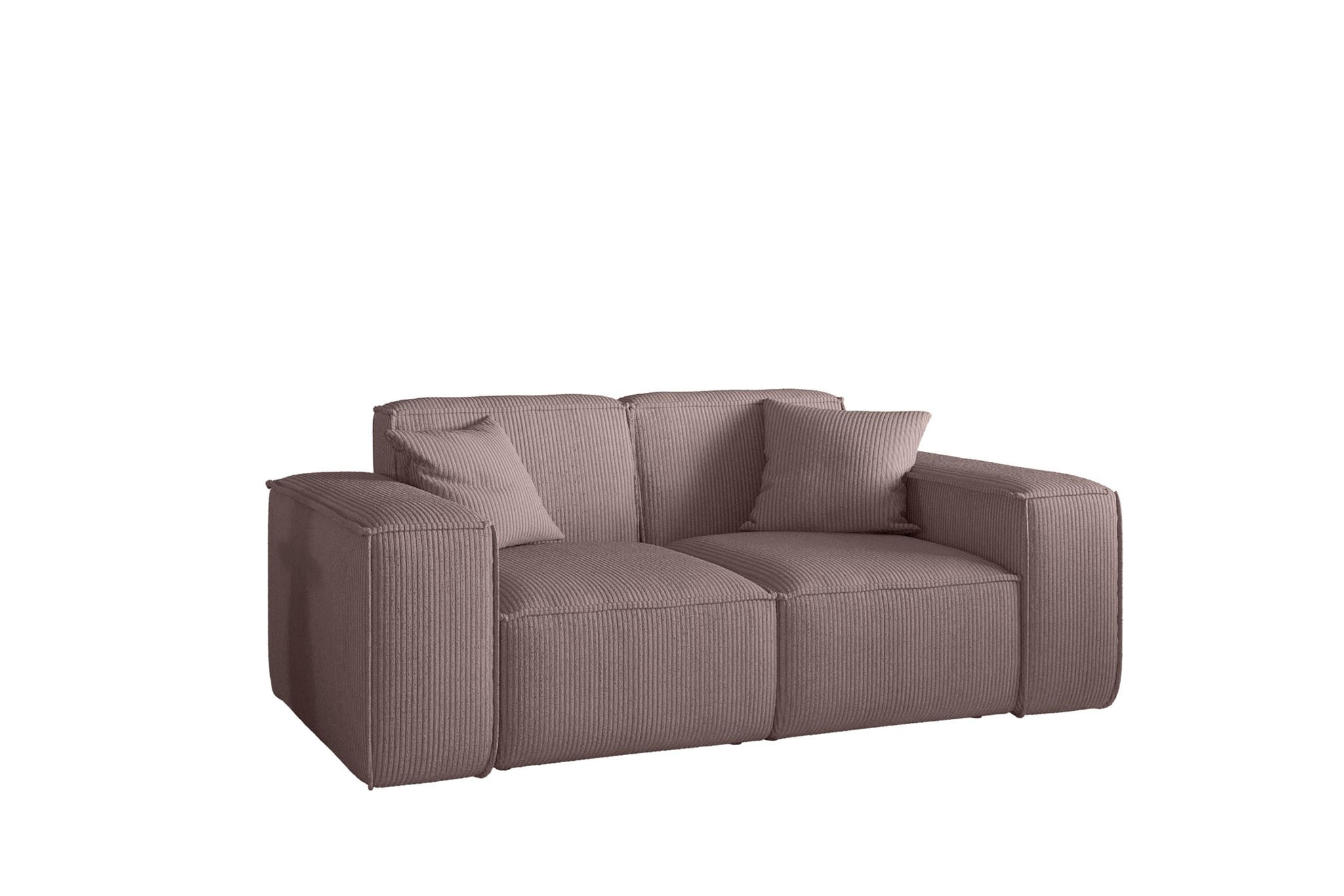 SOFA Celes Premium 2-sitzer Stoff Scala - Lila, Holzwerkstoff/Textil (186/73/88cm) - Fun Möbel