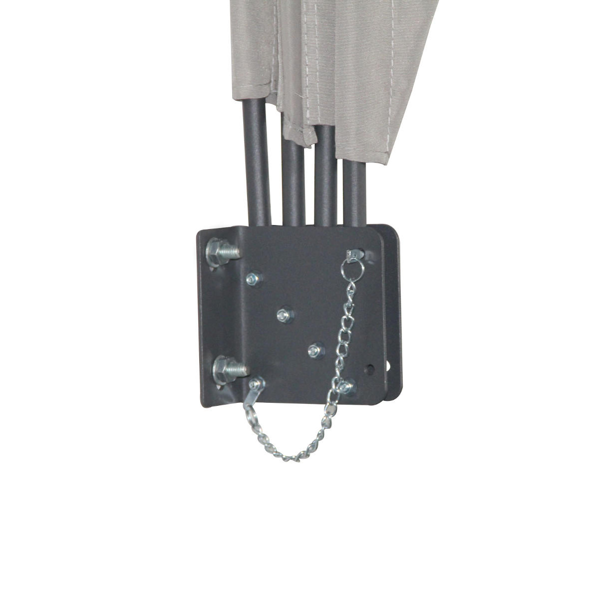 BALKONFÄCHER 140x140 Hellgrau - Hellgrau, Textil (140/140cm) - SVITA