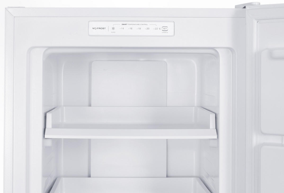 GEFRIERSCHRANK No Frost, groß - 204L Nutzinhalt, 4-Sterne Gefrieren, Super-Frost-Funktion, weiß - Weiß, Kunststoff/Metall (54/170.5/60cm) - homeX