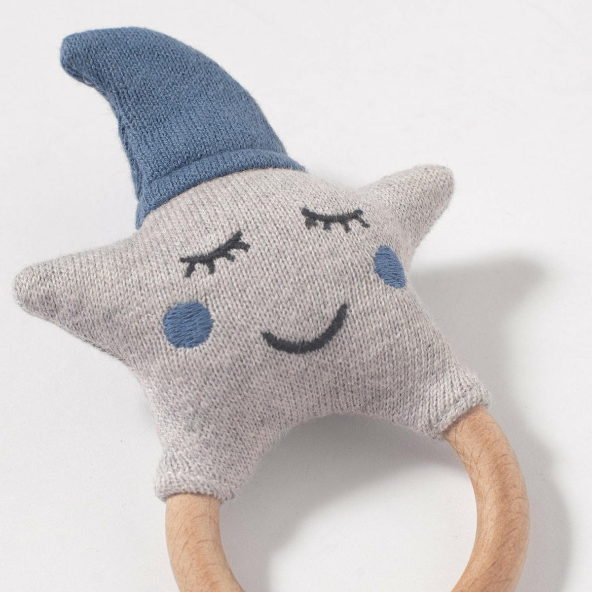 BABY-RASSEL Stern Blau - Blau, Textil (10/2/16cm) - nordic coast company