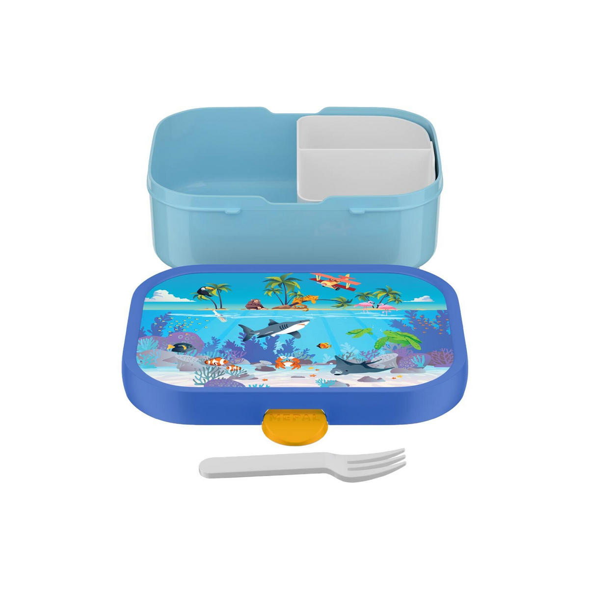 BROTDOSE Campus (2025) Tropical Ocean 750 ml - Multicolor, Kunststoff (13.2/6.1/17.8cm) - Mepal