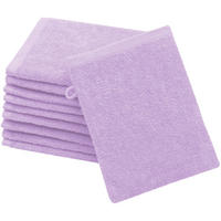 WASCHHANDSCHUH, 10er-Set, 16x21 cm, 100% Baumwolle, Rosa - Flieder, Textil (16/21cm) - Zollner