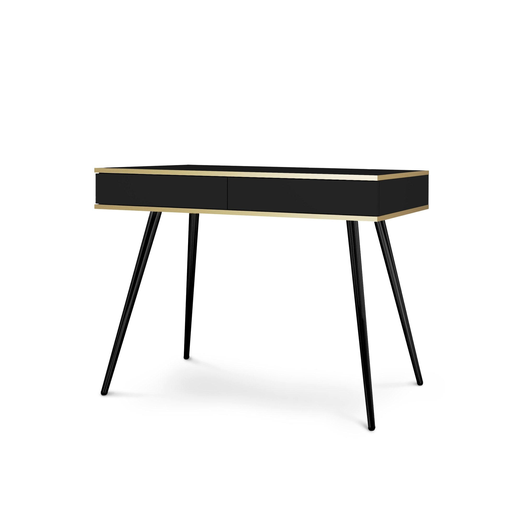Pillovely Kommode Schwarz 102x80x50 cm