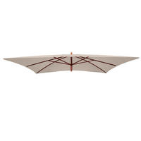 ERSATZ-BEZUG FÜR SCHIRM I Cremeweiß - Weiß, Textil (290/190cm) - MCW