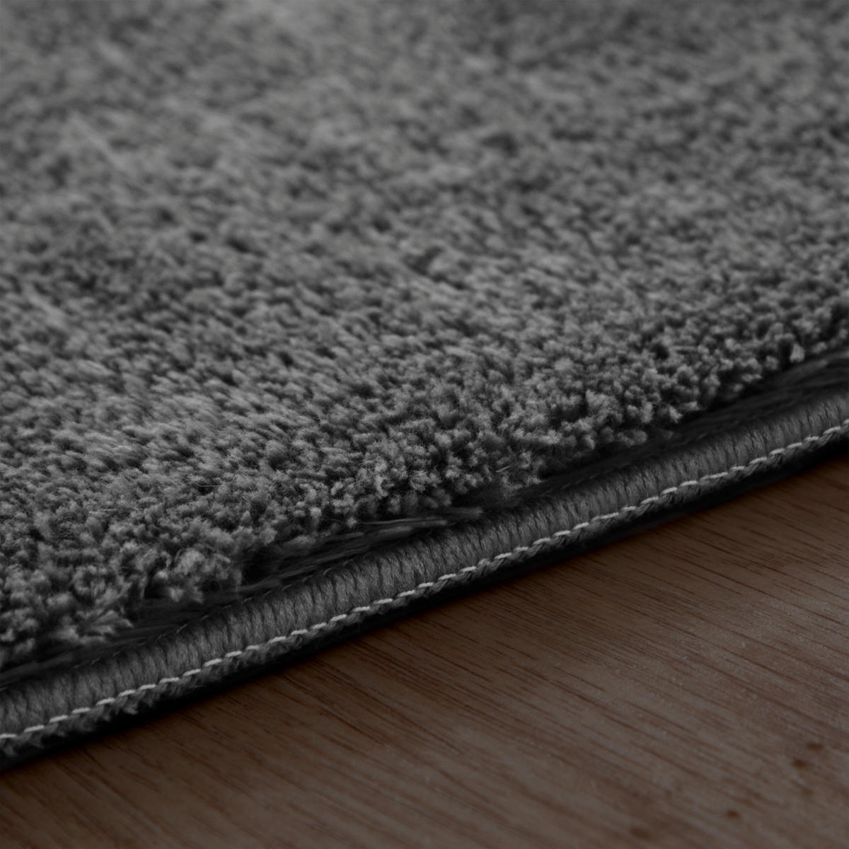 KURZFLORTEPPICH 80/150 cm Cadiz 630 - Anthrazit, Textil (80/150cm) - Paco Home