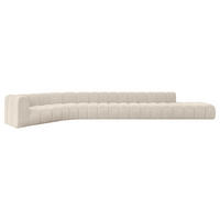 ECKSOFA modulares Sofa Tilmo-L3 - 581x194x70 cm Beige - Beige, Holzwerkstoff/Textil (581/194cm) - ALTDECOR