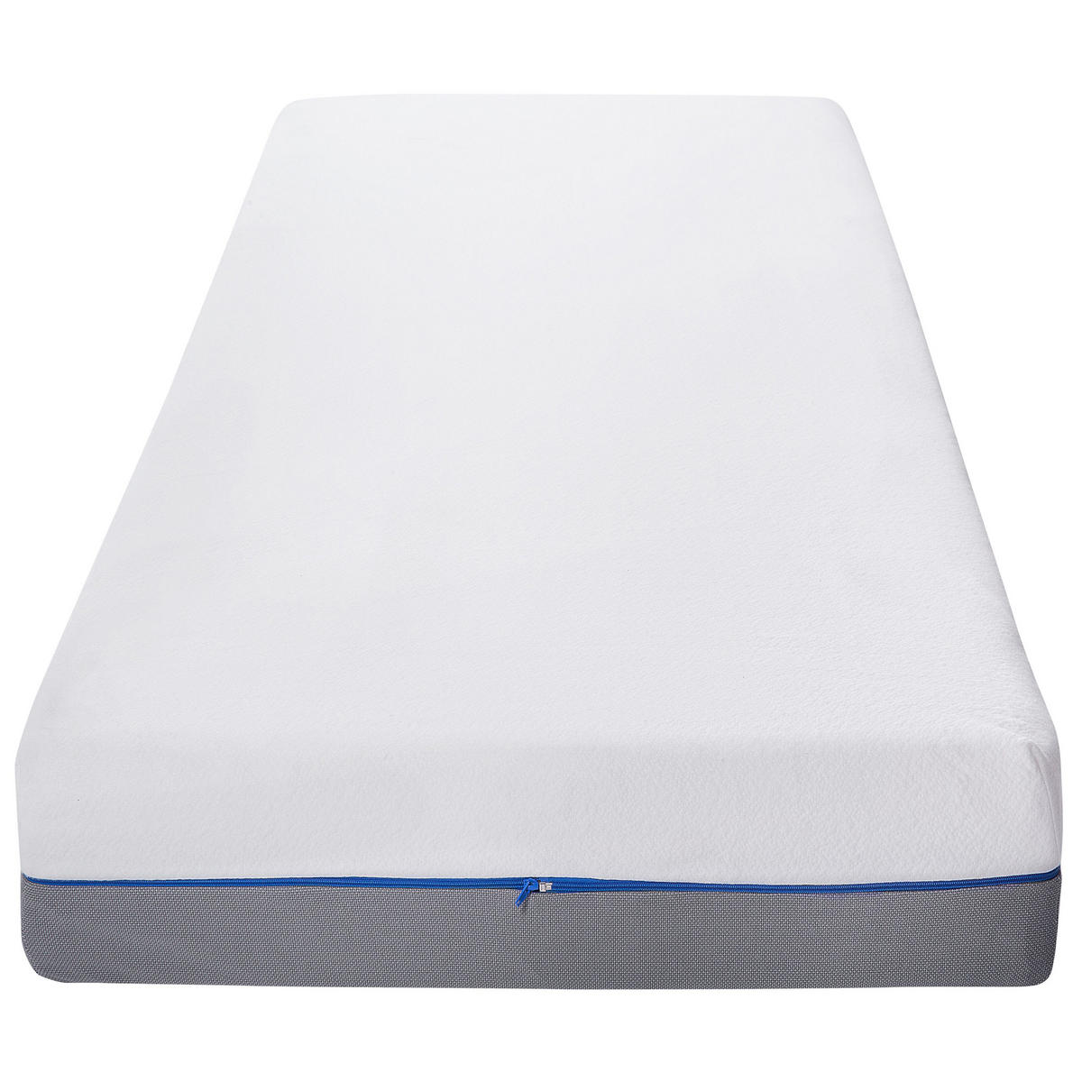 MATRATZE Memory Foam mittelfest 80/200/20 cm Glee - Weiß, Textil (80/200cm) - Beliani