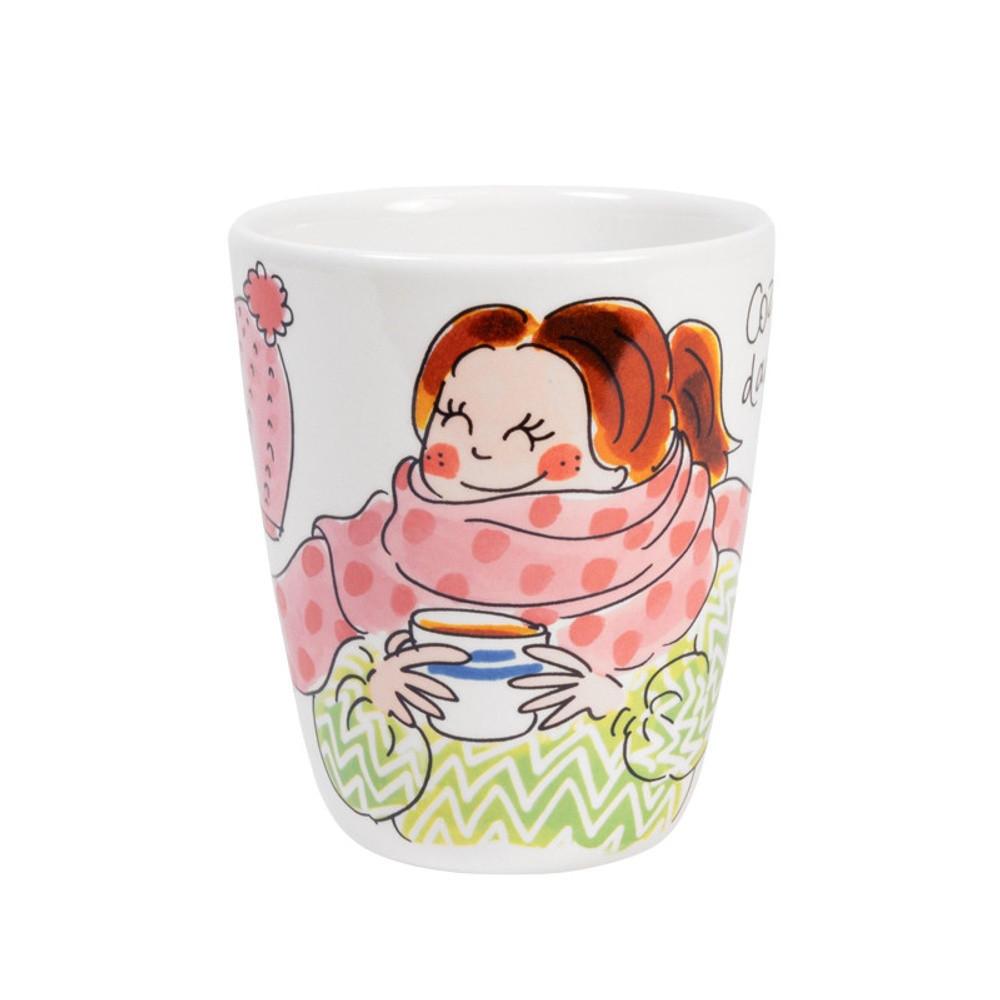 BECHER Cozy Hats in Bunt - 350 ml - Multicolor, Keramik (0.35L) - Blond Amsterdam
