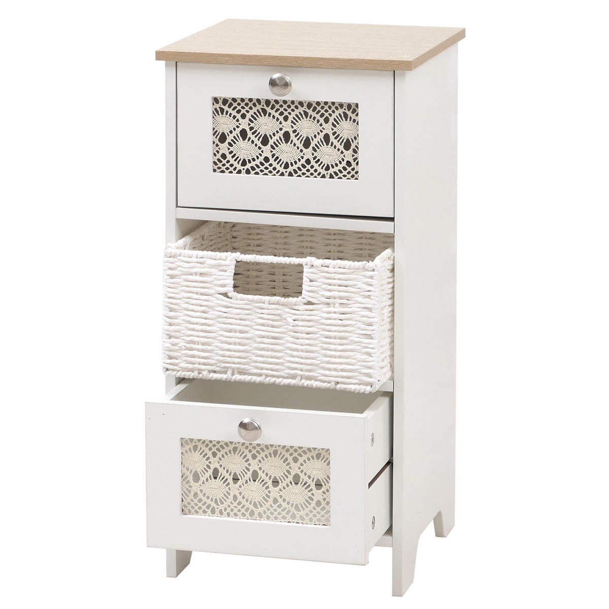 KOMODA Hnědá - hnědá, dřevo (30/63/30cm) - MCW