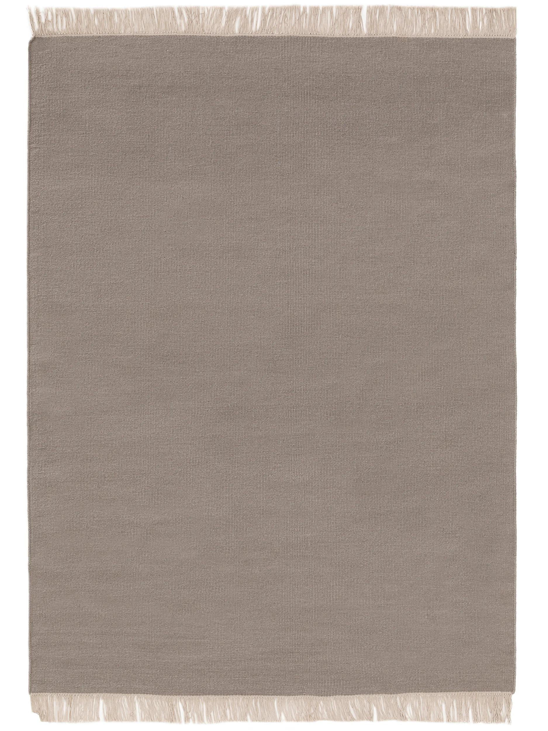 WOLLTEPPICH Liv Hellgrau 120x170 cm - Hellgrau, Textil (120/170cm) - benuta Pop