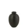 BLUMENTOPF OVAL - Töpferei - Schwarz - S - Ø 35 cm - Schwarz, Keramik (35/52cm) - J-Line