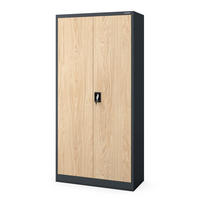BÜROAKTENSCHRANK JAN 185 x 90 x 40 cm - Anthrazit/Sonoma Eiche, Metall (90/185/40cm) - Jan Nowak