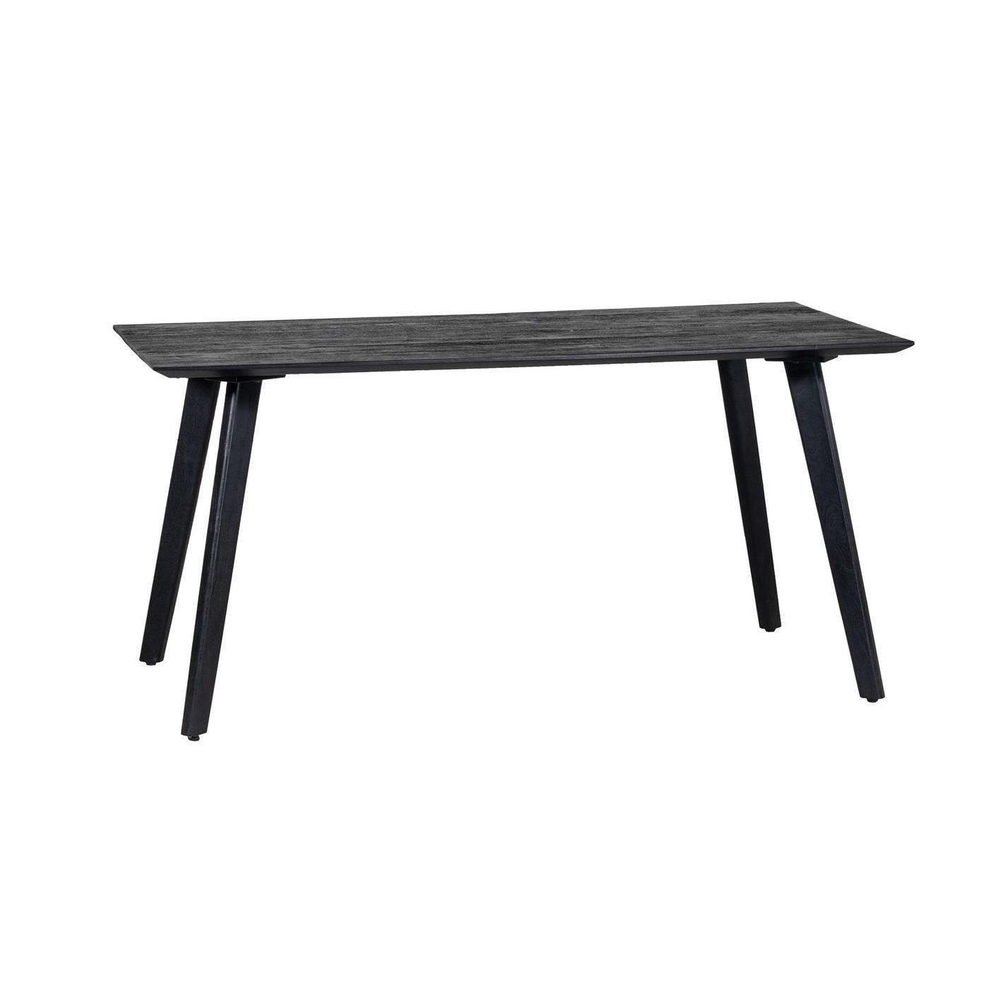 ESSTISCH aus Mangoholz 160cm, schwarz - Schwarz, Holz (160/90/76cm) - Giga Meubel