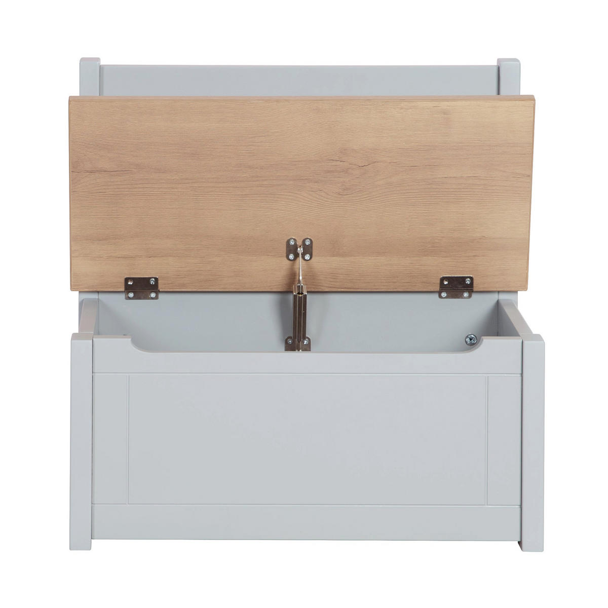 KINDERTRUHENBANK Woody natur / taupe - Taupe, Holzwerkstoff (56/53/28cm) - Roba