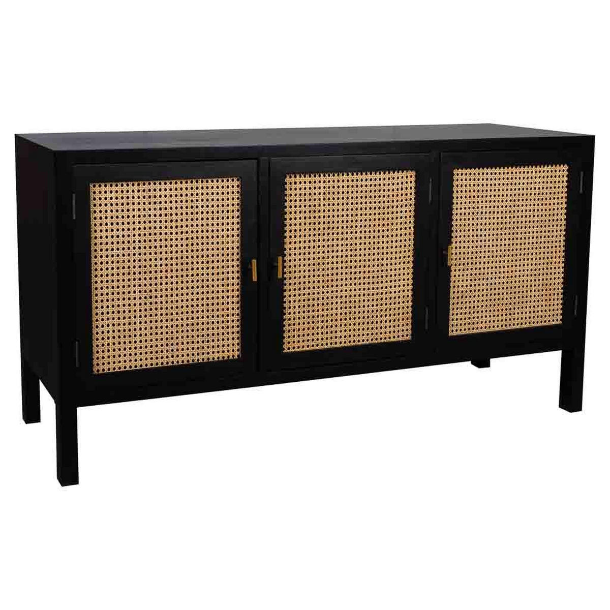 SIDEBOARD 150x45x76 cm - Schwarz, Holz (150/76/45cm) - Wanderlust