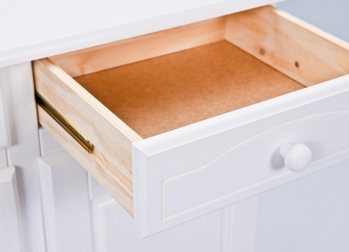 HIGHBOARD weiß - Weiß, Holzwerkstoff (88/87/43cm) - ebuy24