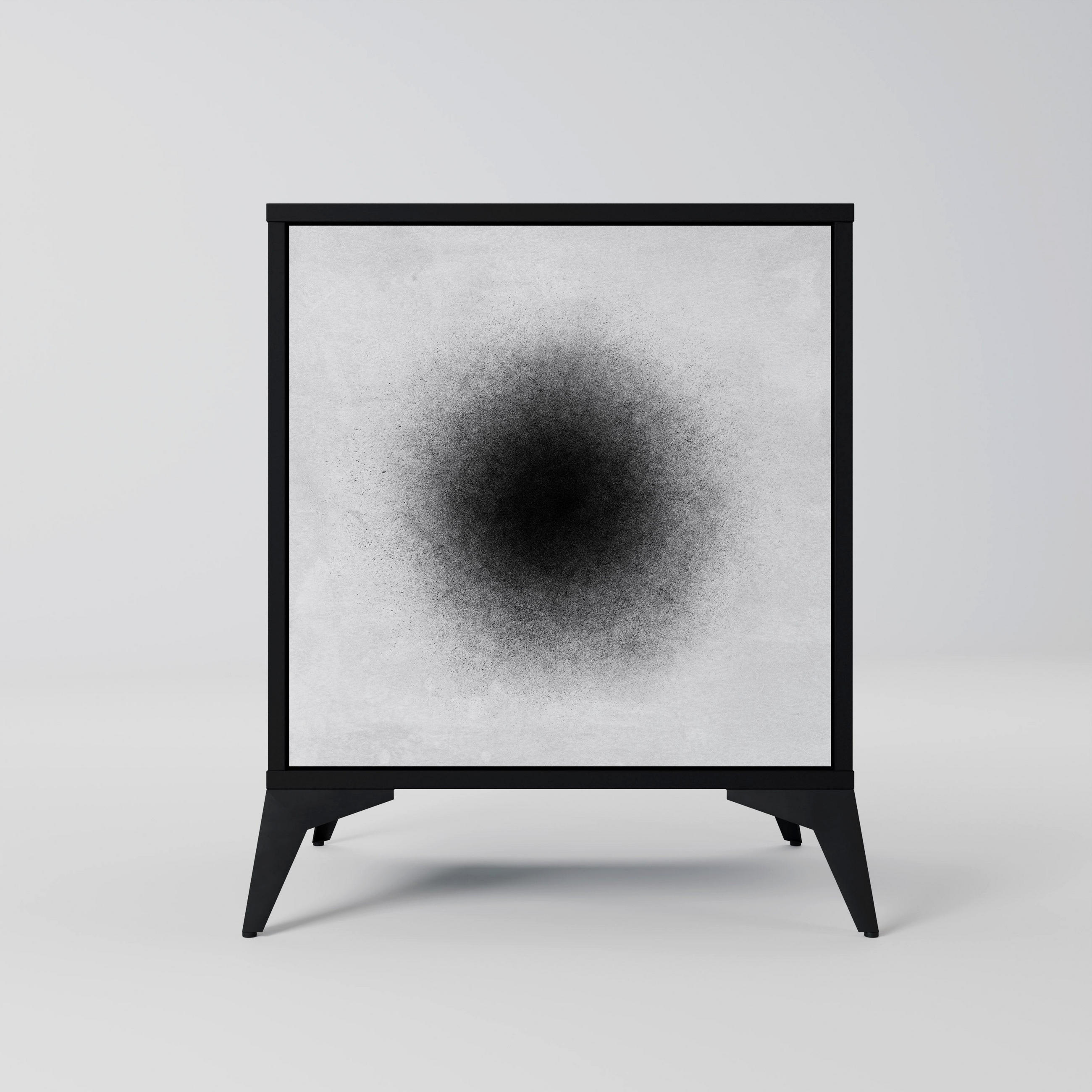 SpaceRebels Sideboard Schwarz 57.5x70.5x42 cm