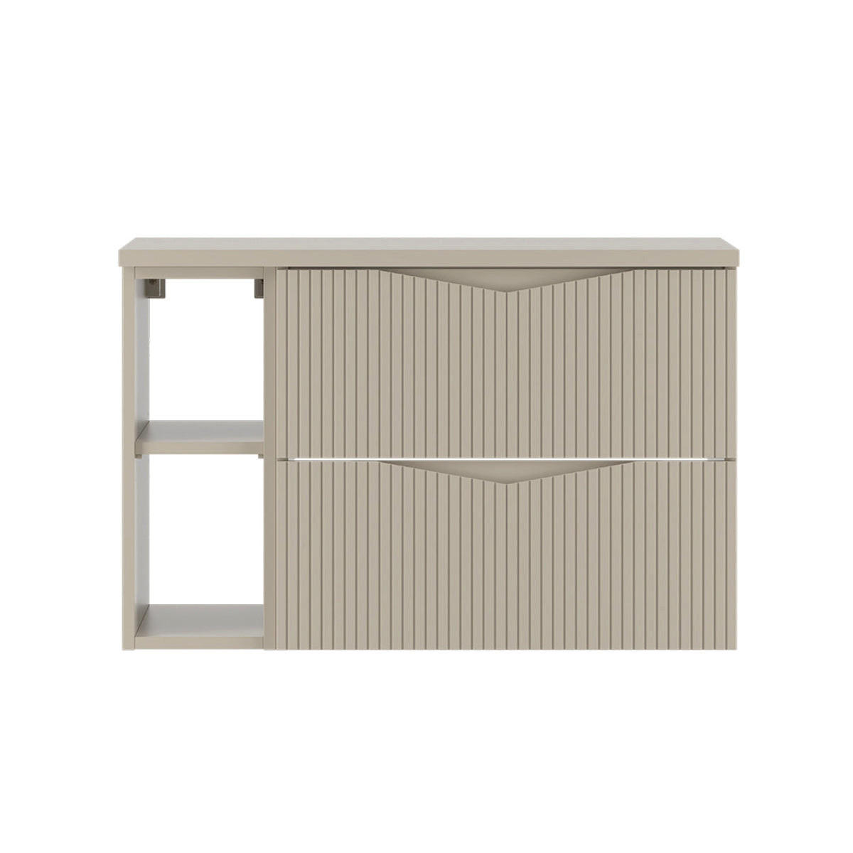 WASCHTISCHUNTERSCHRANK 80.6cm Tao Kaschmir - Beige, Holzwerkstoff (80.6/52.2/46.5cm) - Petits-meubles