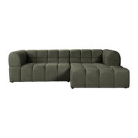 SOFA - 3 Personen - stoff - khaki Rimalo - Schlammfarben, Textil (272/75/162cm) - Vente-Unique