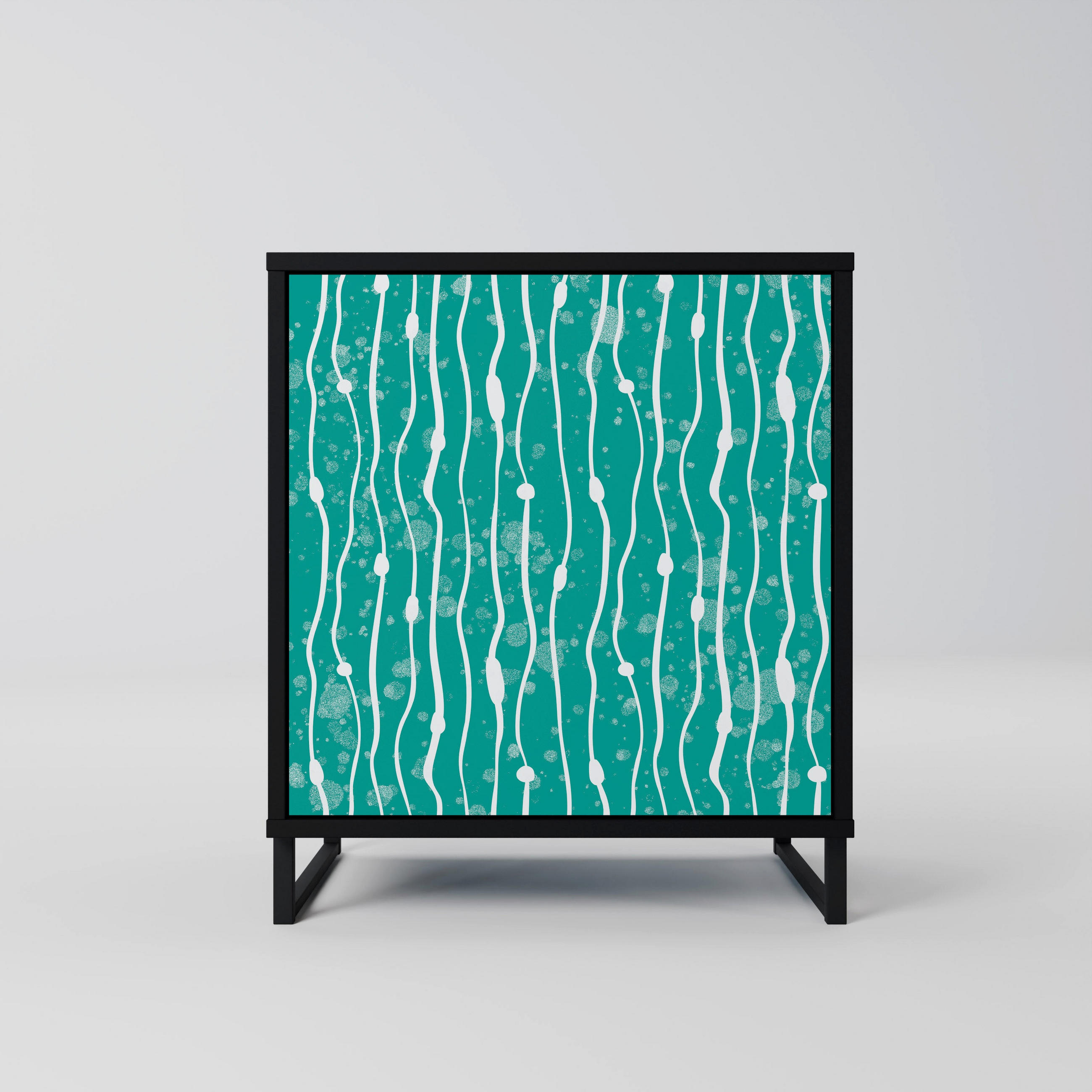SpaceRebels Sideboard Schwarz 57.5x67.5x42 cm