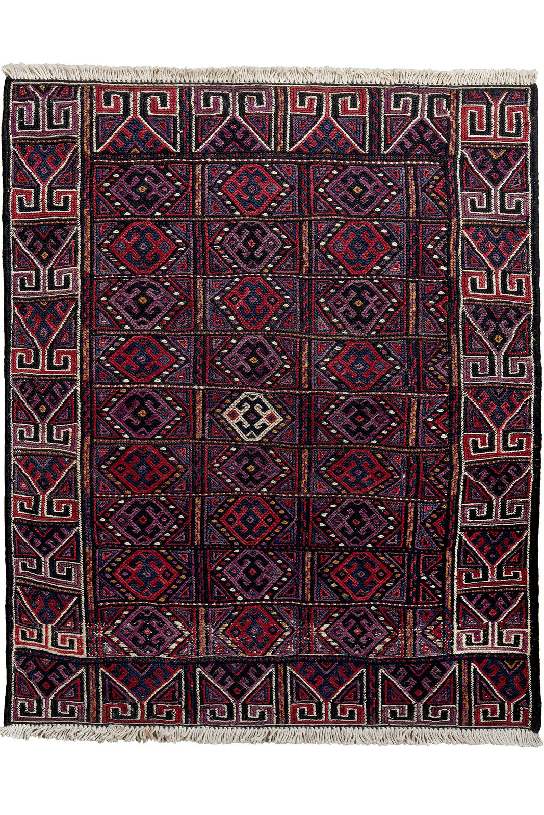 Looma Kelim-Teppich Mehrfarbig 75x93 cm