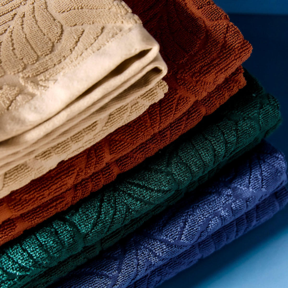 BADETUCH Estrella grün 70/130 cm - Grün, Textil (70/130cm) - Homla