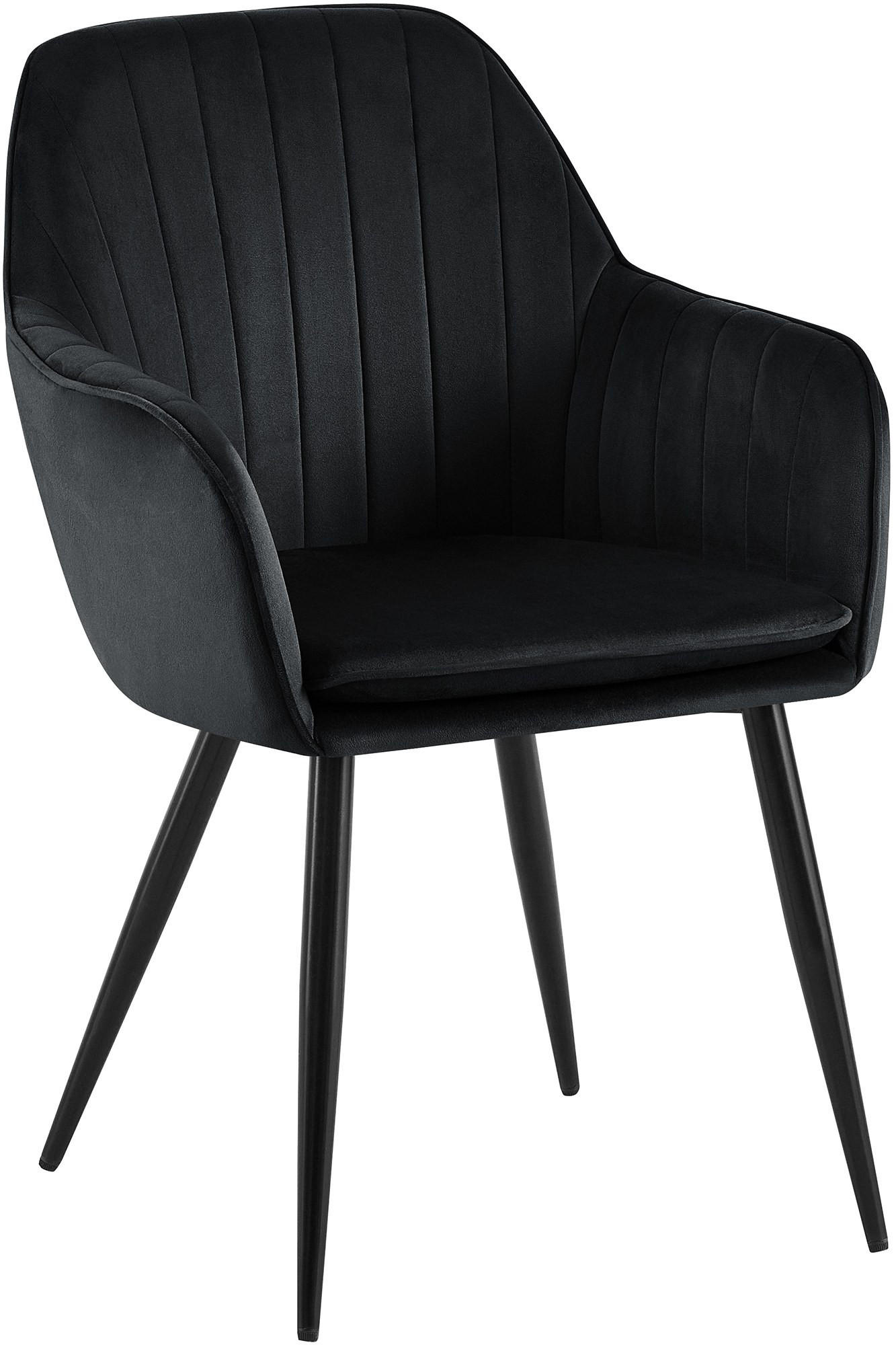 furnicato Esszimmerstuhl Schwarz 60x57x86 cm