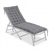 LAVIČKOVÝ sedák - sivá, textil/plast (70/8/180cm) - Relaxdays