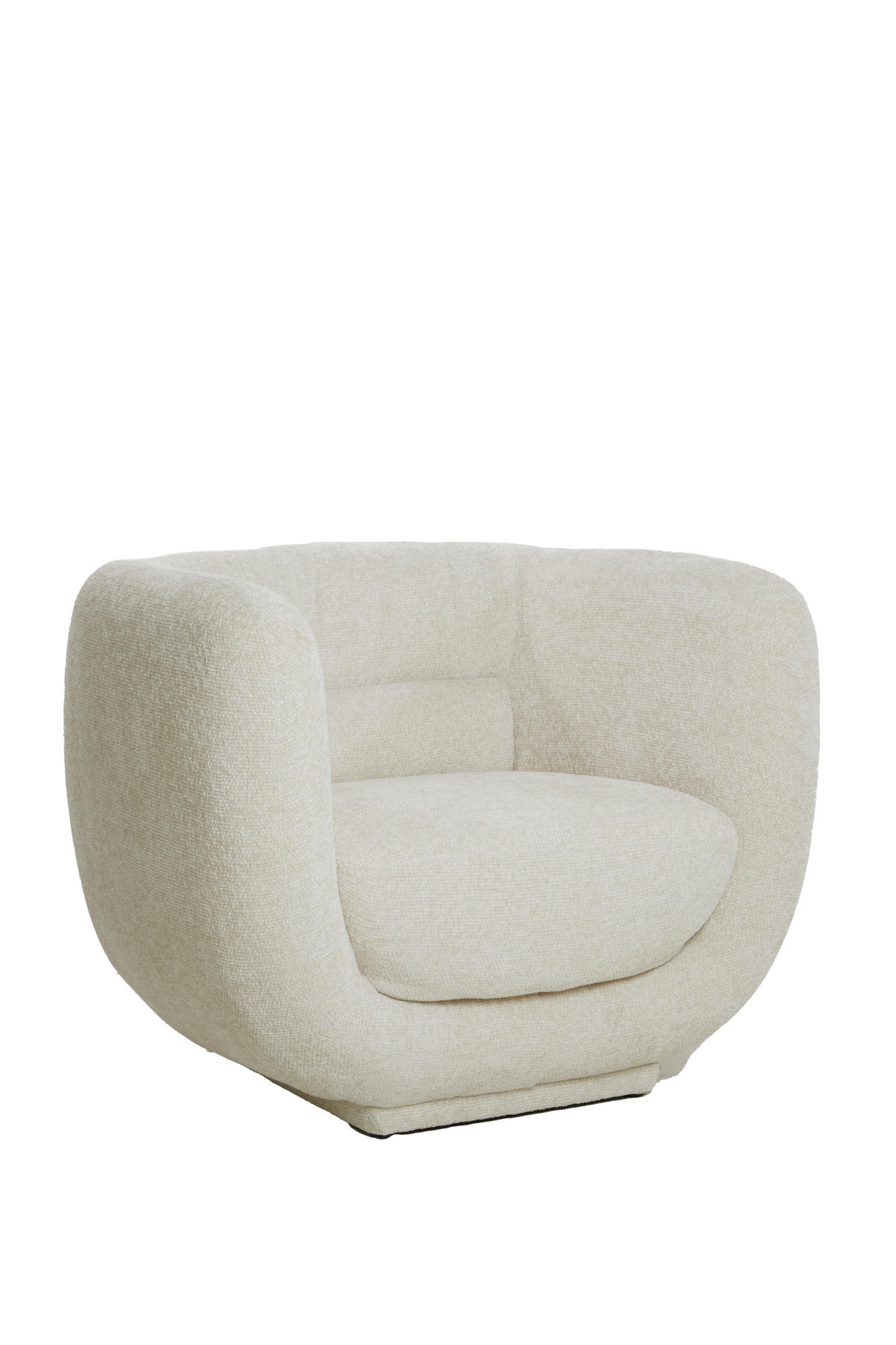 SESSEL Kialy Weiß 105/85/81 cm - Weiß, Holz (85/81/105cm) - Light & Living