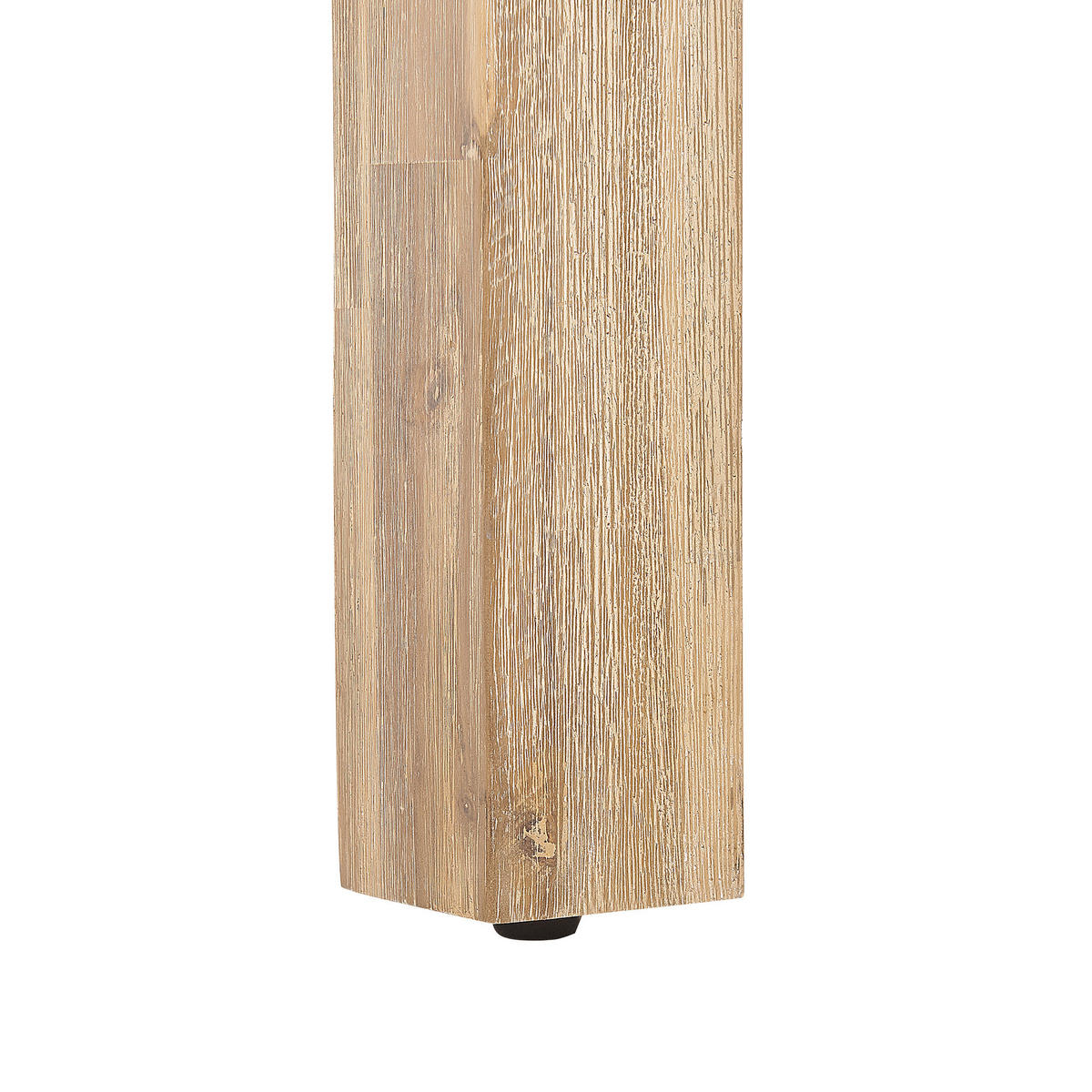 SITZBANK Beton/Akazienholz grau/heller Holzfarbton 160 cm Ostuni - Grau, Stein (160/45/40cm) - Beliani