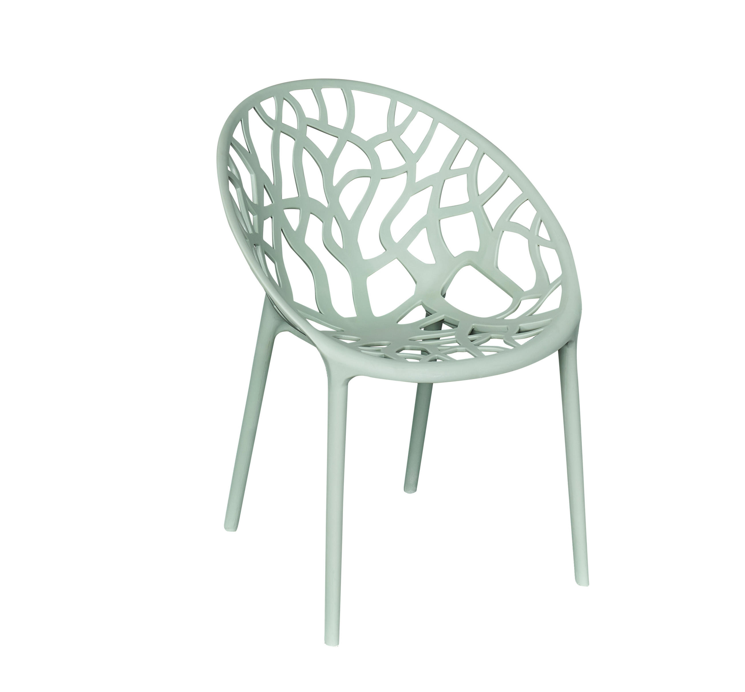 STAPELSTUHL Bilby 62x58x80 cm, Kunststoff, Grün - Grün, Kunststoff (58/80/62cm) - dasmöbelwerk