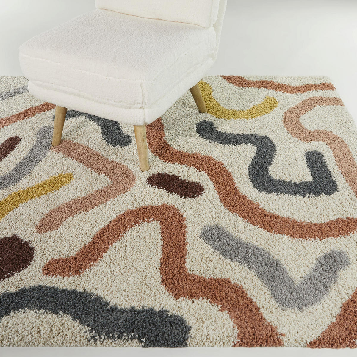 TEPPICH dicht bequem mehrfarbig - Multicolor, Textil (160/230cm) - AFK Living