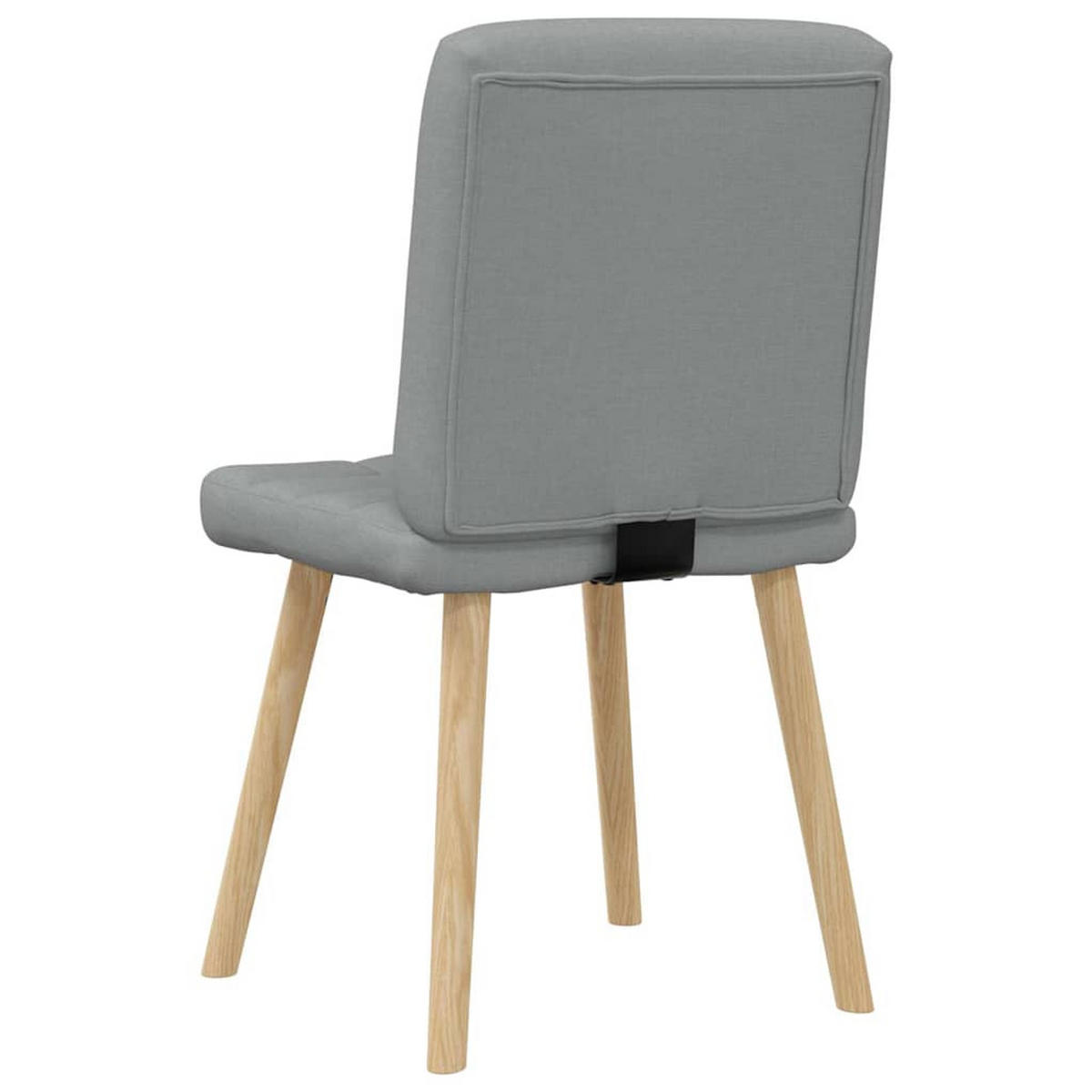 ESSZIMMERSTÜHLE 2 Stk. Hellgrau Stoff 45*54*86cm - Grau, Metall (45/86/54cm) - ZMH